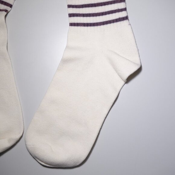 Vintage Polo by Ralph Lauren Stripe Embroidered Anchor Nautical Cotton Socks - Picture 10 of 11